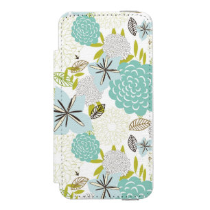 Floral background 5 incipio watson™ iPhone 5 wallet case