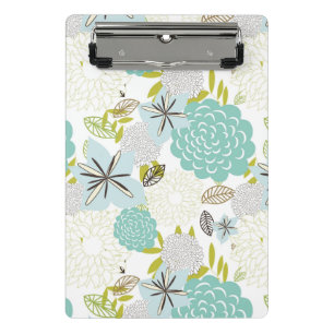 Floral background 5 mini clipboard