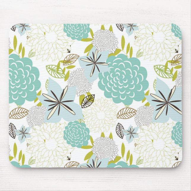 Floral background 5 mouse pad (Front)