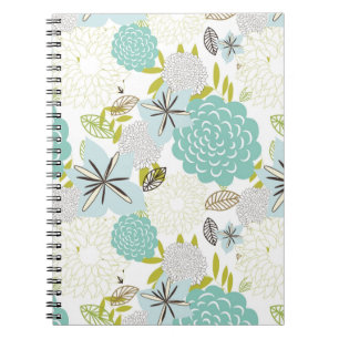 Floral background 5 notebook