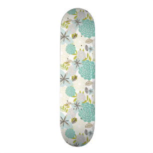 Floral background 5 skateboard