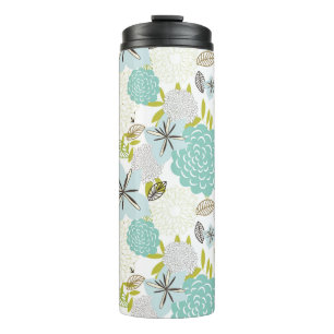 Floral background 5 thermal tumbler
