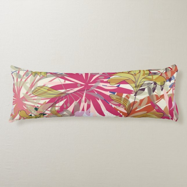Floral background 6 body pillow (Front)