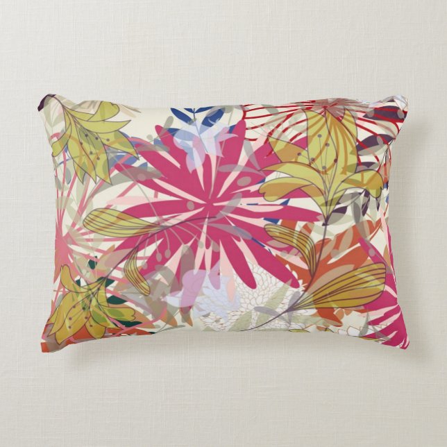 Floral background 6 decorative pillow (Front)