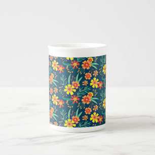 Floral Background Beautiful Design-46566 Bone China Mug