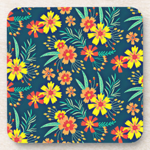 Floral Background Beautiful Design-46566 Coaster