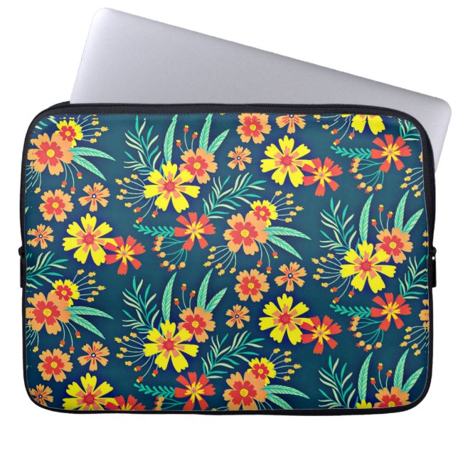 Floral Background Beautiful Design-46566 Laptop Sleeve (Front)