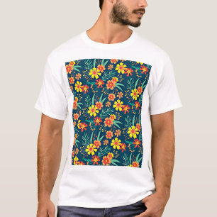 Floral Background Beautiful Design-46566 T-Shirt