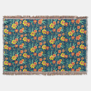 Floral Background Beautiful Design-46566 Throw Blanket