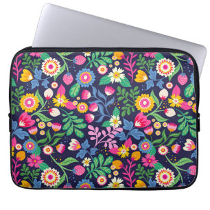 Floral Background Beautiful Design-65663 Laptop Sleeve