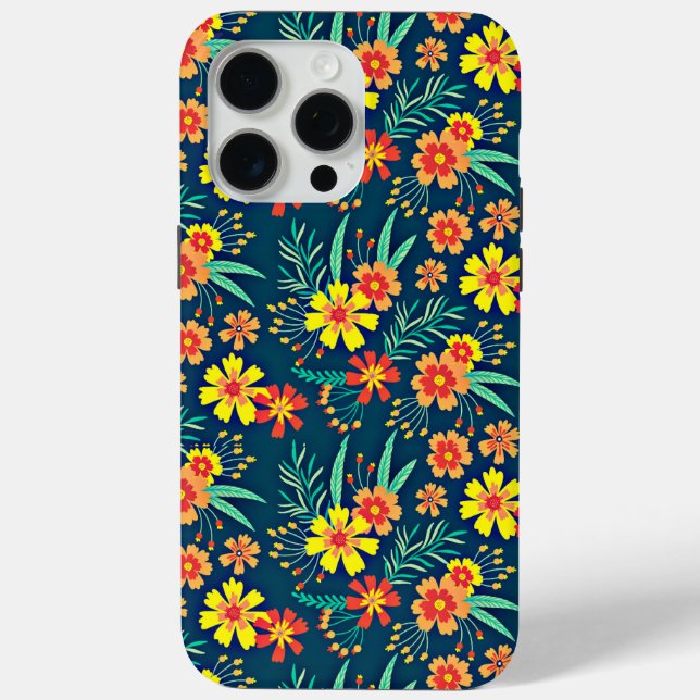 Floral Background Beautiful Design Case-Mate iPhone Case (Back)