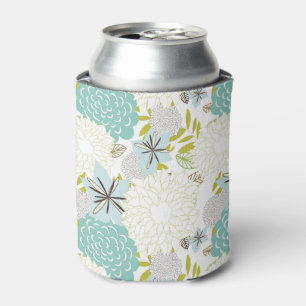 Floral background can cooler