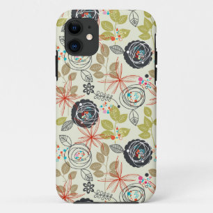 Floral background iPhone 11 case