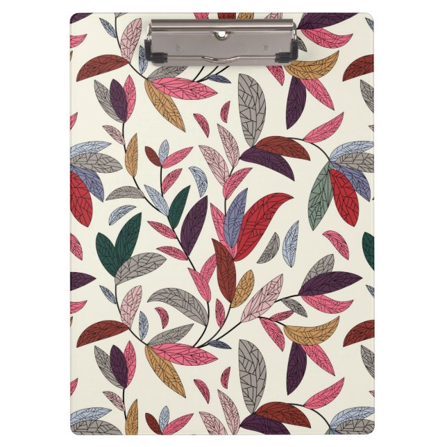 Floral background clipboard (Front)