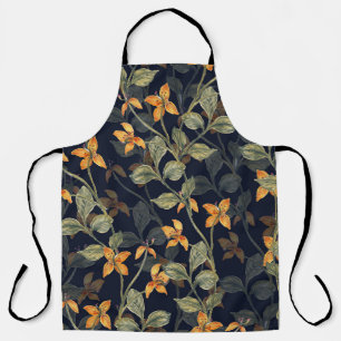 Floral background in seamless pattern. apron