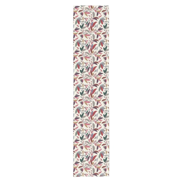 Floral background short table runner (Front)