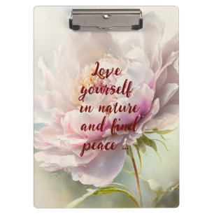 Floral background. Spring blossom Clipboard