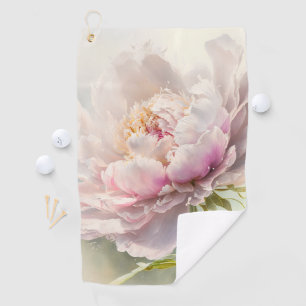 Floral background. Spring blossom Golf Towel
