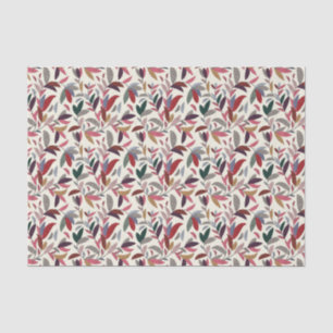 Floral background tissue paper