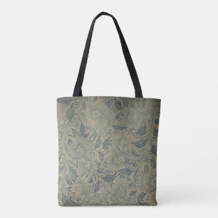 Floral Background Tote Bag - Unique Style