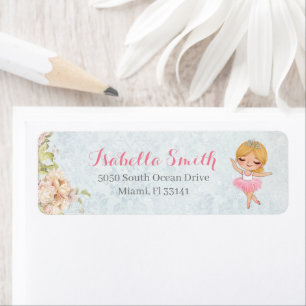 Floral Ballerina Adresse de retour