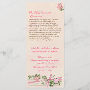 Floral Baptismal Programme 5/5