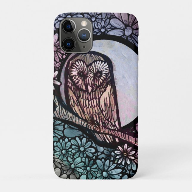 Floral Barn Owl                                    Case-Mate iPhone Case (Back)