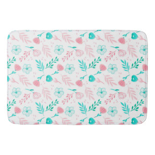 Floral Bath Mat