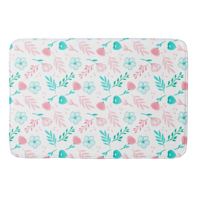 Floral Bath Mat (Front)