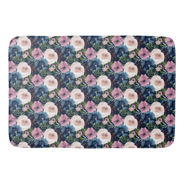 Floral  bath mat (Front)