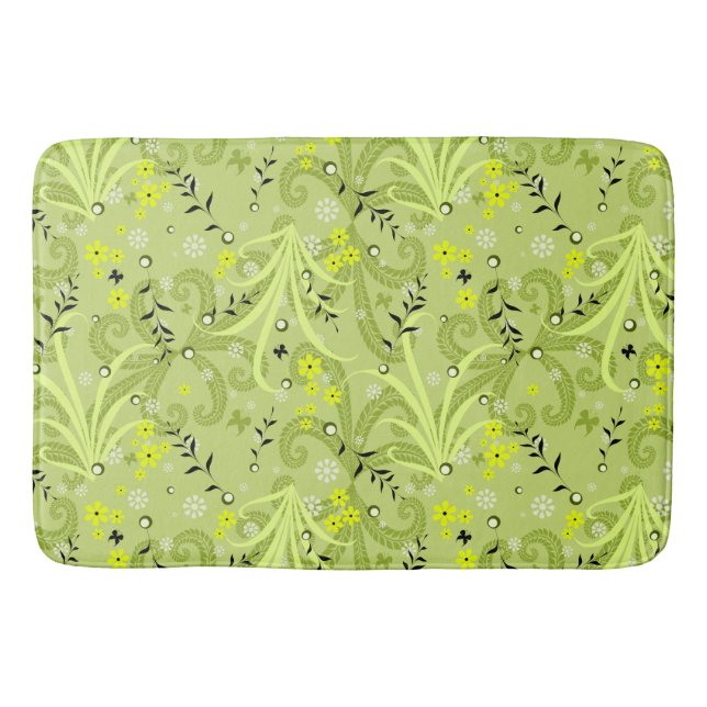 Floral Bath Mat (Front)