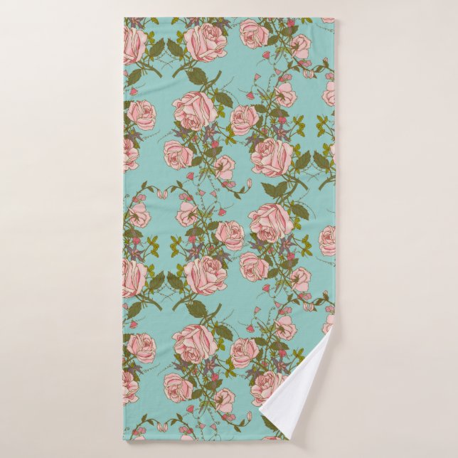 Floral Bath Towel (Bath Towel)