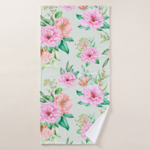 Floral Bath Towel