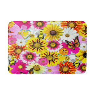 Floral Bathroom Bath Mat
