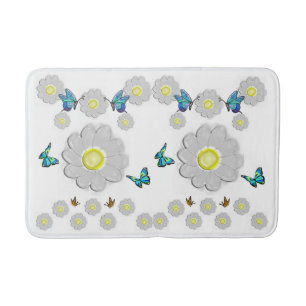 Floral Bathroom Bathmat