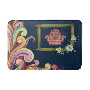 Floral Bathroom Bathmat