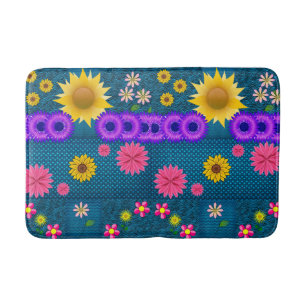 Floral Bathroom Bathmat