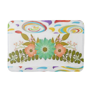 Floral Bathroom Bathmat