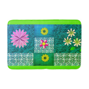 Floral Bathroom Bathmat