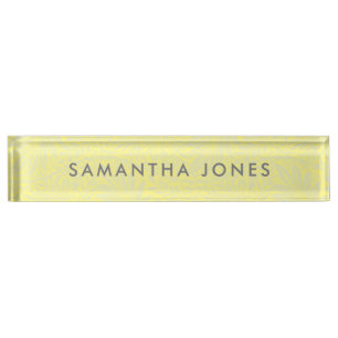 Floral Beach Vibes Classic Personalised Nameplate