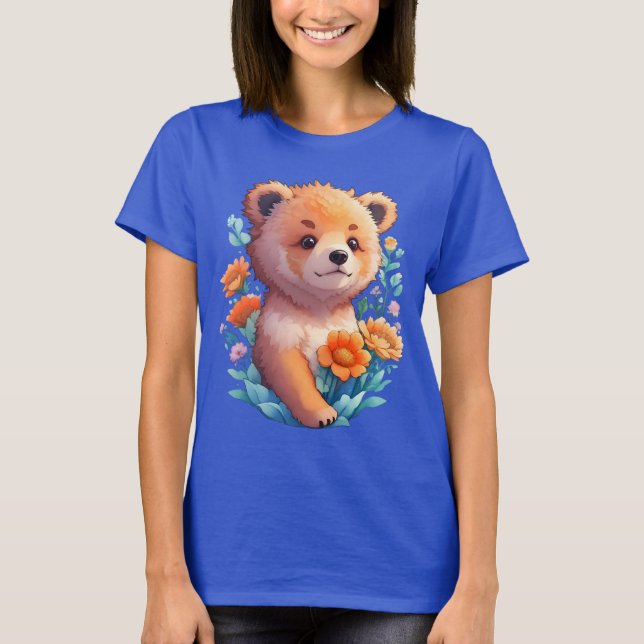 Floral Bear T-Shirt (Front)