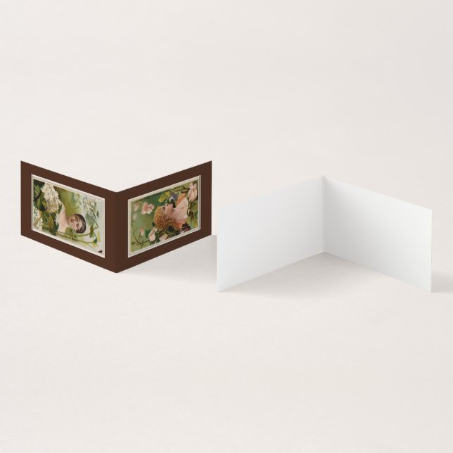 Floral Beauties 50 and 49 bookmark Business Card (Inside and Outside)
