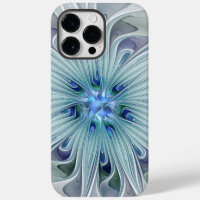 Floral Beauty Abstract Modern Blue Pastel Flower