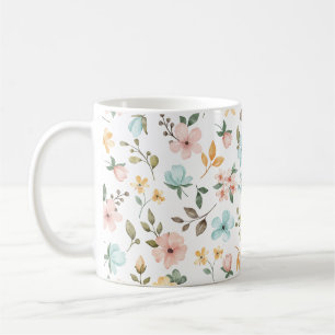 Floral beauty coffee mug