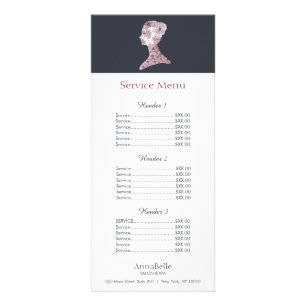 Floral Beauty Face Salon Prix Menu