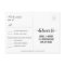 Floral Beauty RSVP Postcard Editable Colour
