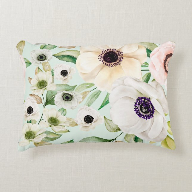 Floral beauty  throw pillow (Front)