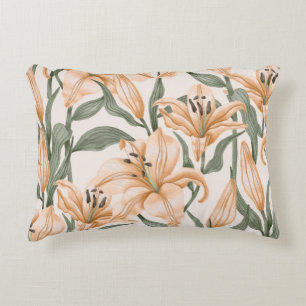 Floral beauty throw pillow