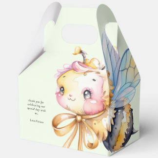  Floral Beehives and little Bee Baby Shower Favor Box