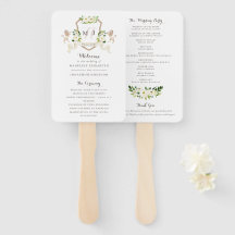 Floral Beige White Greenery Elegant Ivory Ceremony